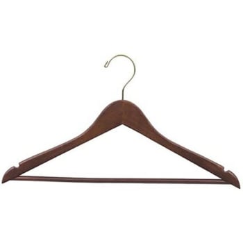 Styles Men's Wood Hangers, 100 Per Case