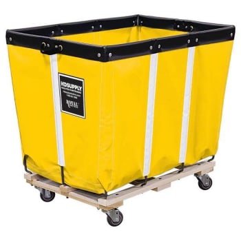 Image for Royal Basket Trucks Durable Cart,yellow Vinyl Caster from HD Supply