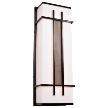 Image for Access Lighting Tuxedo Outdoor Led Wall Mount Bronze Finish from HD Supply