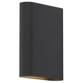 Image for Access Lighting Lux Dual Voltage LED Wall Sconce Black Finish from HD Supply