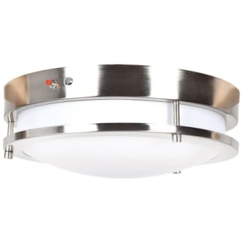 Image for Access Lighting Solero 12 In. Led Flush Mount Light (Brushed Steel) from HD Supply