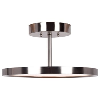 Image for Access Lighting Sphere Led Semi-flush Brushed Steel Finish from HD Supply