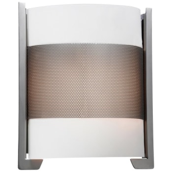 Access Lighting Iron Wall Sconce Brushed Steel Finish