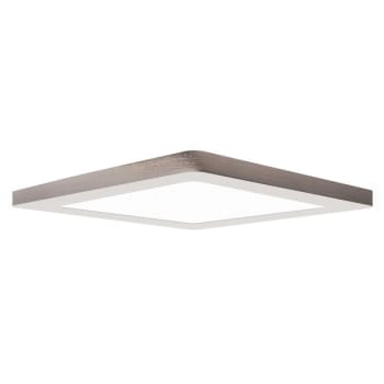 Image for Access Lighting Modplus 9 In. Square Led Flush Mount Light (Brushed Steel) from HD Supply