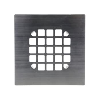 Image for Danco 4-1/4" Square Snap-In Shower Drain Cover In Brushed Nickel from HD Supply