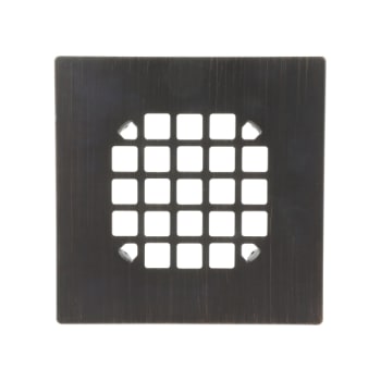 Image for Danco 4-1/4" Square Snap-In Shower Drain Cover In Oil Rubbed Bronze from HD Supply