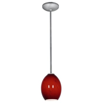 Image for Access Lighting Brandy Firebird Pendant - Brushed Steel Finish from HD Supply