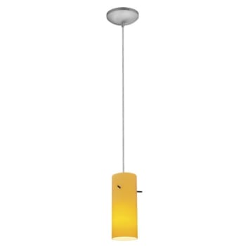 Image for Access Lighting Cylinder Pendant - Brushed Steel Finish from HD Supply
