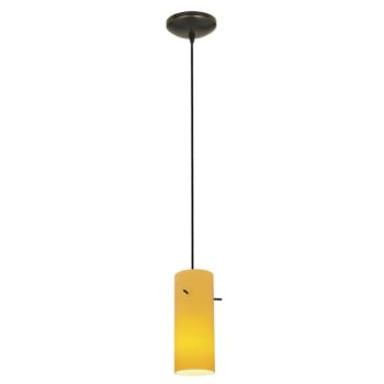 Image for Access Lighting Cylinder Led Pendant 28030-4c-Orb/amb Oil Rubbed Bronze from HD Supply
