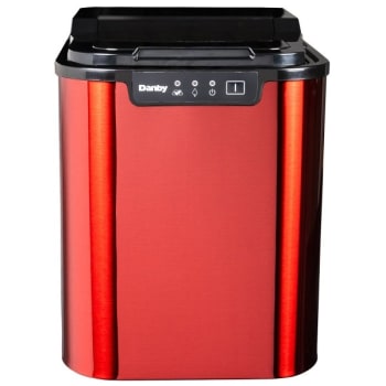 Image for Danby 2 lbs. Countertop Ice Maker in Red from HD Supply