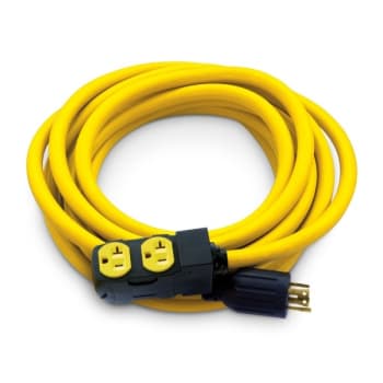 Image for Champion Power Equipment 25' 30 Amp 125/250 Volt Duplex Generator Extension Cord from HD Supply