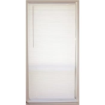 Champion 1 In. Vinyl 85 In. X 64 In. Room Darkening Blind, White
