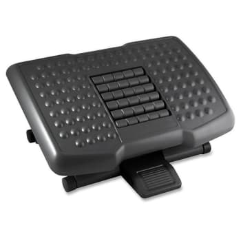 Image for Kantek Black Premium Adjustable Footrest With Rollers from HD Supply