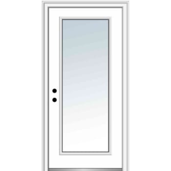 Mmi Door Full Lite 30" X 80" Rh-In Clear On 4-9/16" Finger-Jointed Primed Frame
