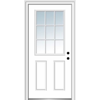 Image for Mmi Door 9 Lite 34" X 80" Lh-In Clear On 4-9/16" Finger-Jointed Primed Frame from HD Supply