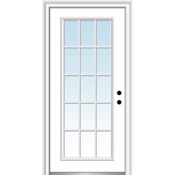 Image for Mmi Door 15 Lite 32" X 80" Rh-In Clear On 4-9/16" Primed Composite Frame from HD Supply