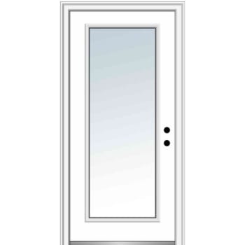 Mmi Door Full Lite 34" X 80" Lh-In Clear On 4-9/16" Finger-Jointed Primed Frame
