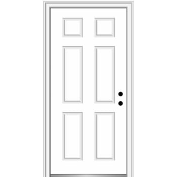 Mmi Door 6-Panel 36" X 80" Lh-In On 6-9/16" Primed Composite Frame