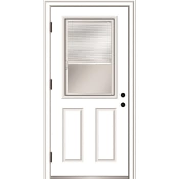 Mmi Door 1/2 Lite 36" X 80" Rh-Out Rlb On 4-9/16" Primed Composite Frame