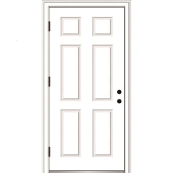 Mmi Door 6-Panel 32" X 80" Rh-Out On 4-9/16" Primed Composite Frame