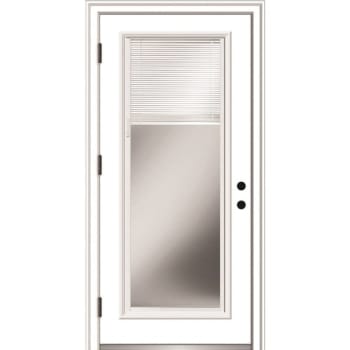 Mmi Door Full Lite 32" X 80" Rh-Out Rlb On 4-9/16" Primed Composite Frame