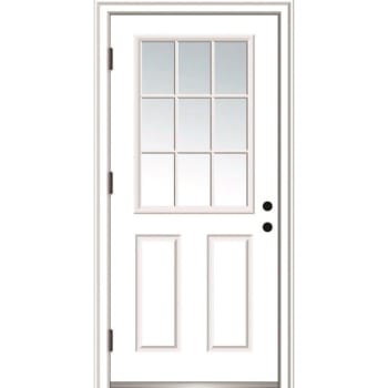 Image for Mmi Door 9 Lite 30" X 80" Rh-Out Clear On 4-9/16" Primed Composite Frame from HD Supply