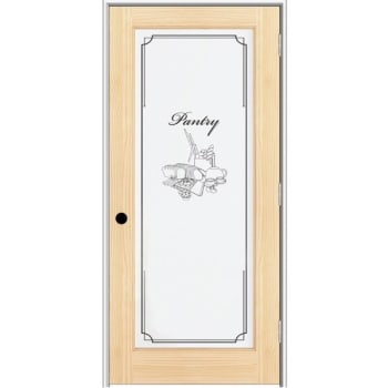 Image for Mmi Door Unfinished 32" X 80" Left-Hand Pantry On 4-9/16 In. Pine Veneer Frame from HD Supply