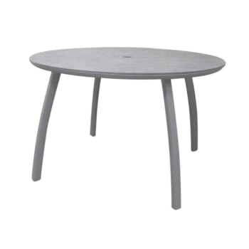 Image for Grosfillex Sunset 48" Round Table In Granite / Platinum Gray from HD Supply