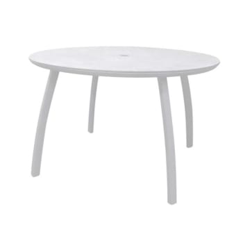 Image for Grosfillex Sunset 48" Round Table (White/glacier White) from HD Supply