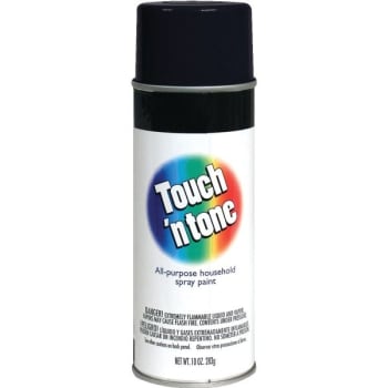 Image for Rust-Oleum® Touch'n Tone® 10 Oz Multi-Purpose Spray Paint, Gloss Black Case Of 6 from HD Supply