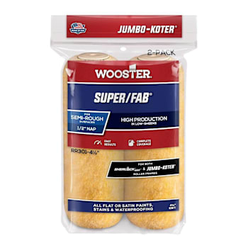 Image for Wooster® Jumbo-Koter™ Super/Fab® 4-1/2" Mini Paint Rollers, Package Of 2 from HD Supply