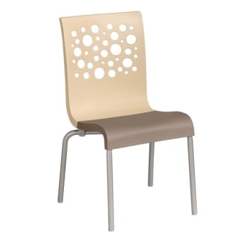 Image for Grosfillex Tempo Chair In Beige / Taupe, Case Of 4 from HD Supply
