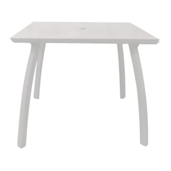 Image for Grosfillex Sunset 36" Square Table In White / Glacier White from HD Supply