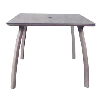 Image for Grosfillex Sunset 36" Square Table in Granite / Platinum Gray from HD Supply
