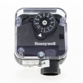 Image for Honeywell Gas Pressure Switch, Break On Fall, Auto Reset, 1/4 Npt, 1-20" Wc from HD Supply