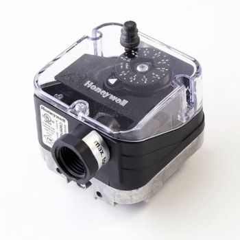 Image for Honeywell Gas Pressure Switch, Break On Fall, Manual Reset, 1/4 Npt, 0.4-4" Wc from HD Supply