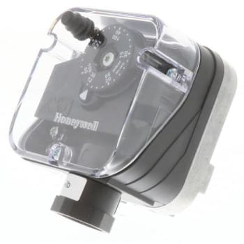 Image for Honeywell Gas Pressure Switch, Break On Rise, Manual Reset, 1/4 Npt, 12-60" Wc from HD Supply