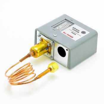 Image for Johnson Controls Pressure Switch, Spst, Open Low, 36" Capillary, 100-470 Psi from HD Supply