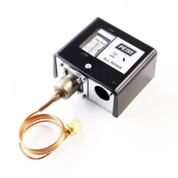 Image for Johnson Controls High Pressure Control, Open High, 36" Capillary, 50-500 Psi from HD Supply