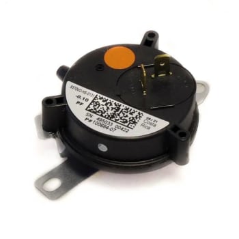 Image for Lennox Pressure Switch, Orange, Spst, 1/4" Barb Connection, 0.10" Wc from HD Supply