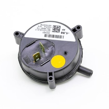 Image for Nordyne Pressure Switch, Spst, 1/4 Barbed Connection, -1.50" Wc from HD Supply
