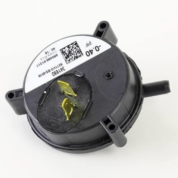 Image for York Pressure Control Switch, Spno, Close-On Fall, -0.40" Wc from HD Supply