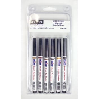 Image for Mohawk Finishing Products Brush Tip Graining Marker, Assortment 1, Package Of 6 from HD Supply