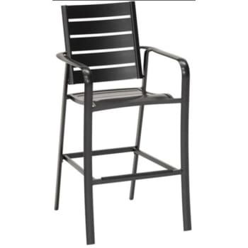 Image for Cape Soleil Fairhill Counter-Height Aluminum Slat High-Top Dining Chair from HD Supply