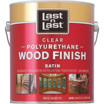 Image for Absolute Coatings Last N Last Polyurethane Wood Finish, Satin, 450 Voc, 1 Gallon from HD Supply