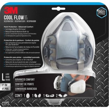 Image for 3m™ Cool Flow™ Professional Paint Respirator, Reusable, Large from HD Supply