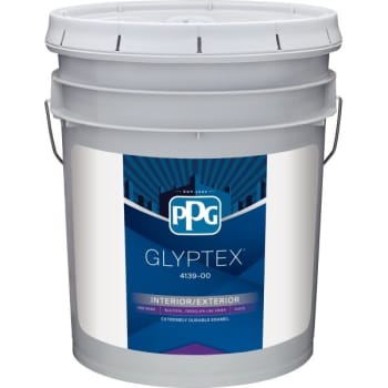 Ppg Architectural Finishes Glyptex® Alkyd Satin Paint, White & Pastel, 5 Gallon