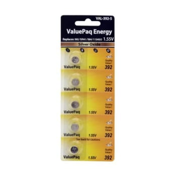 Image for Dantona® 1.55 Volt Silver Oxide 392 Watch Battery, VAL-392-5, Package Of 5 from HD Supply