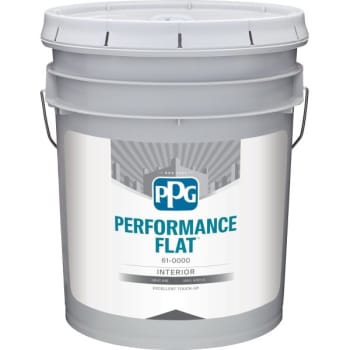 Image for Ppg Architectural Finishes Pure Performance Flat™ Latex Paint, White & Pastel from HD Supply