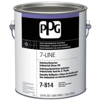 Image for Ppg Architectural Finishes 7-Line® Industrial Flat Oil Paint, White, 5 Gallon from HD Supply
